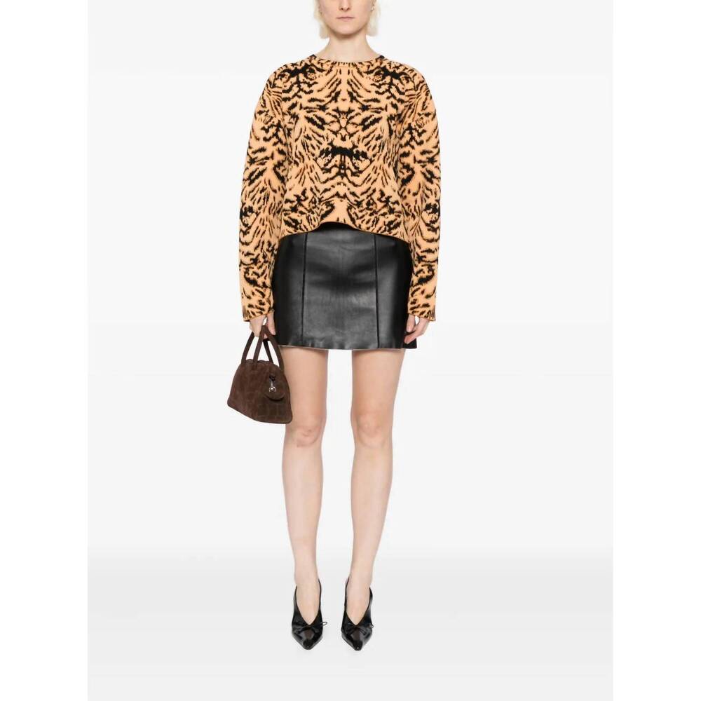 NEW ULLA JOHNSON cade pullover sweater in bengal